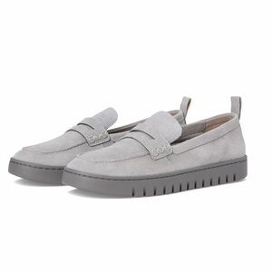 Vionic Uptown Women's Light Grey Suede Slip-On Loafer size 9 ❤️